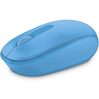 Mouse Microsoft 1850 Sem Fio USB 2.0 Azul Turquesa - U7Z00055