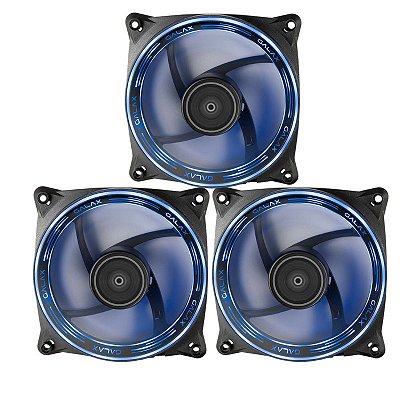 Kit 3 Cooler Fan Galax Vortex Wind-02 ARGB 120mm Preto