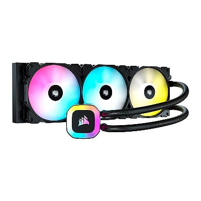 Water Cooler Corsair H150 RGB 360mm Intel/AMD Preto - CW-9060054-WW
