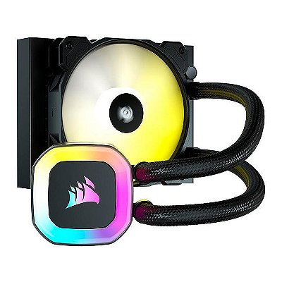Water Cooler Corsair H55 RGB 120mm Radiator Intel/AMD Preto - CW-9060052-WW