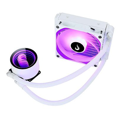 Water Cooler Rise Mode Frost RGB 120mm Branco - RM WCZ 01 RGB