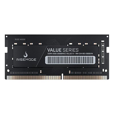 Memória Para Notebook Rise Mode Value 8GB 2666MHZ DDR4 CL17 - RM-D4-8G-2666VN