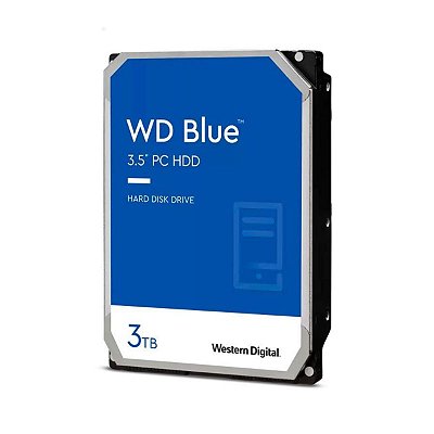 HD WD BLUE 3TB 3.5 5400 RPM SATA III 6GB/S CACHE 256MB - WD30EDAZ