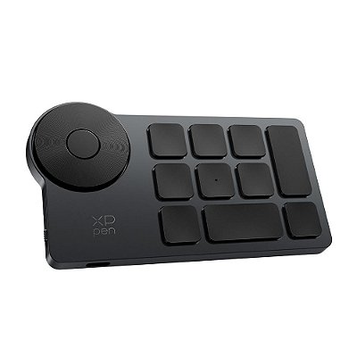 Teclado De Atalho XP-Pen 11 Teclas USB-C/BT 5.0 Preto E Cinza - ACK05