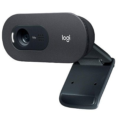 Webcam Logitech C505 720P HD 30 FPS Com Microfone USB Preto - 960-001367