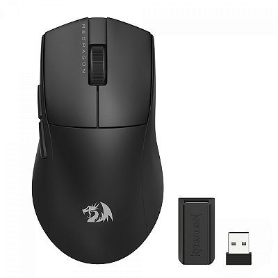 Mouse Gamer Redragon King Pro Wireless/BT 26000DPI 1000hz Preto - M916-PRO-1K