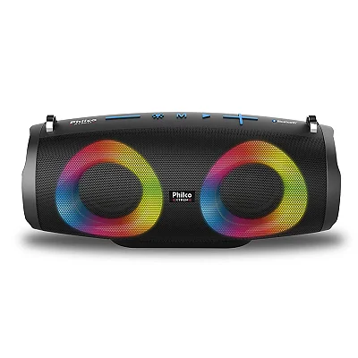 Caixa De Som Speaker Philco PBS45BT Extreme Bluetooth V5.3 40W USB P2 - PBS45BT