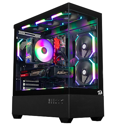 Computador Gamer Amd Ryzen 5 5500 16GB SSD M.2 1TB RX 5700