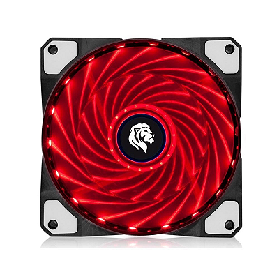 Cooler Fan Hayom 120mm 5V/12V Vermelho - FC1300