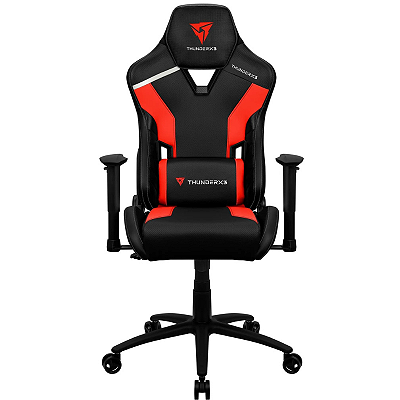 Cadeira Gamer ThunderX3 TC3 Ember Ajuste De Inclinação Até 120Kg Vermelha - TC3