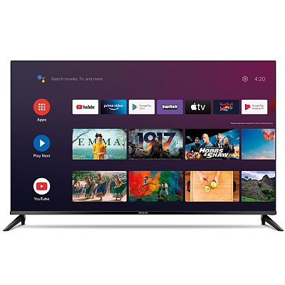 Smart TV AIWA 32” Android HD Borda Ultrafina IPS HDR10 Dolby Áudio - AWS-TV-32-BL-02-A