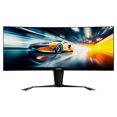 Monitor Gamer KBM MG800 34" Ultrawide 180Hz QHD Curvo 1ms DP/HDMI Adaptive Sync 95% SRGB - KGMG80034PT