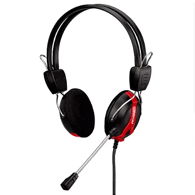 Headset Office Hayom HF2209 Com Microfone 2 P2 3,5mm 40mm 2,2m - HF2209