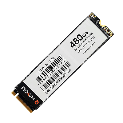 SSD Hayom M.2 NVME 3.0 480GB Leitura 3.500MB/s Gravação 2.100MB/s - SSN2402