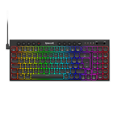 Teclado Mecânico Redragon Sion RGB Low profile USB ABNT2 - K653-RGB