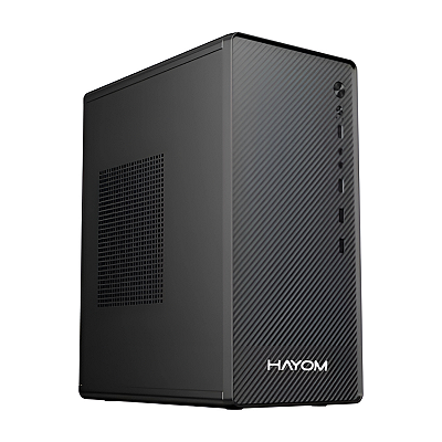 Gabinete Office Hayom S/Fan S/Fonte MICRO-ATX 2 Portas USB 2.0 Preto - GB1752