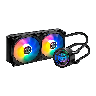Water Cooler TGT Spartel V2 Rainbow 240mm Preto - TGT-SPLV240-BK01