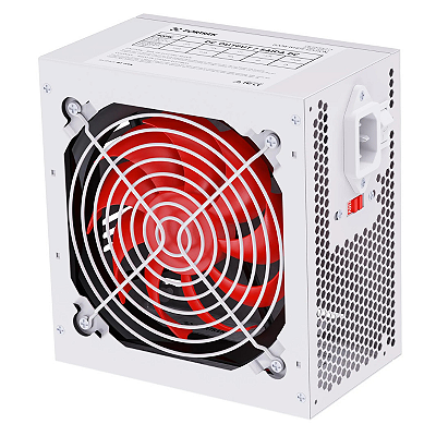 Fonte Gamer Fortrek Crusader ATX 500W Bivolt - Branca