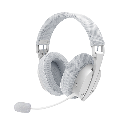 Headset Gamer Redragon Luce Sem Fio 40mm 20000Hz Bluetooth 2.4GHz USB Branco - H888W
