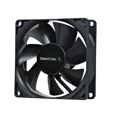 Cooler Fan DeepCool XFAN 80 Molex 80mm Preto - DP-FDC-XF80