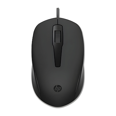 Mouse Office HP 1600DPI USB 3 Botões Preto - HP-150