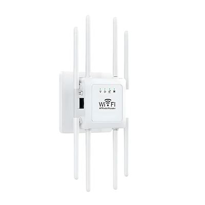 Repetidor Roteador WiFi 3 em 1 funções 1200Mbps 2.4GHz Branco - MM-LYQ4