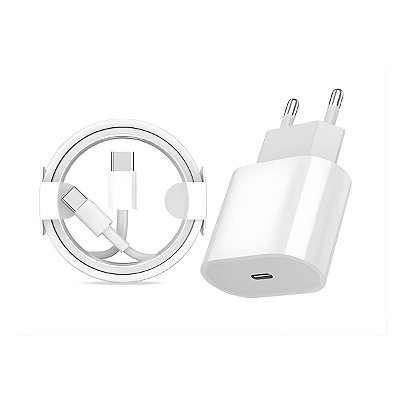 Carregador Turbo USB Tipo-C 35w Compatível Com Iphone IOS Branco - MM-CDT-C