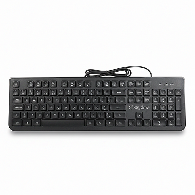 Teclado Office Keytime MM ProBoard Membrana USB 2.0 Full Size Preto - KYT00011