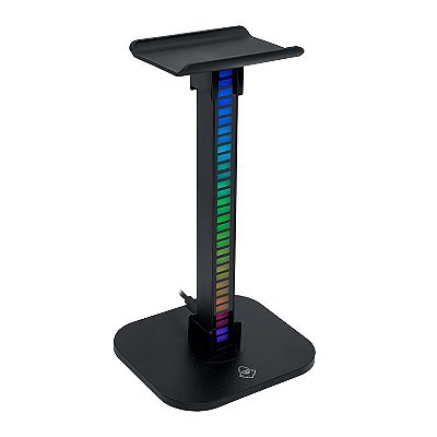 Suporte Para Headset Mancer SH10 RGB USB-C Preto - MCR-SH10-BL01