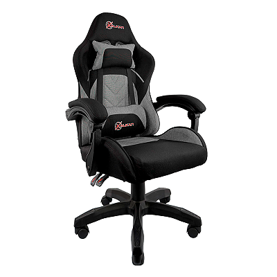 Cadeira Gamer Kalkan Astri Eclipse Até 130° 140kg Preto e Cinza - KLK00059