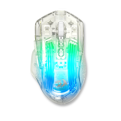 Mouse Gamer Redragon Chazzis Cristal RGB Sigma SG8960 USB-C 24000DPI 8 Botões - M695CT