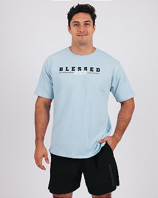 Camiseta Team Blessed 2123 - Azul claro