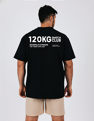 Camiseta Oversized - 120kg Snatch Club