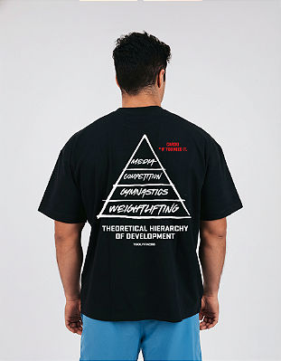 Camiseta Oversized - Theorical Hierarchy of Development