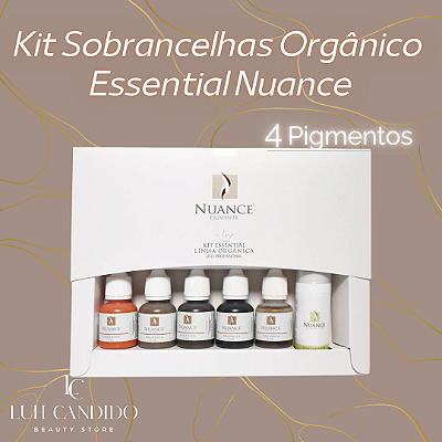 KIT DE PIGMENTOS PARA SOBRANCELHAS ORGANICO ESSENTIALS NUANCE