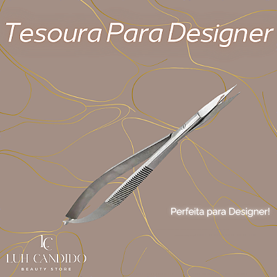 TESOURA PARA DESIGN DE SOBRANCELHAS