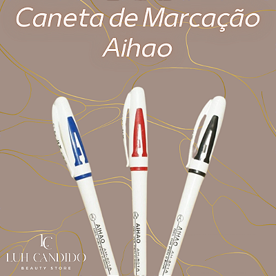 CANETA MARCAÇÃO AIHAO MODELO PRETA