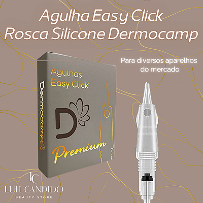 AGULHA EASY CLICKY ROSCA PREMIUM SILICONE DERMOCAMP