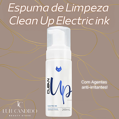 ESPUMA PARA LIMPEZA CLEAN UP 200ML ELECTRIC INK
