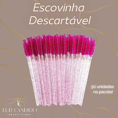 ESCOVINHA DESCARTÁVEL PARA SOBRANCELHAS E CÍLIOS