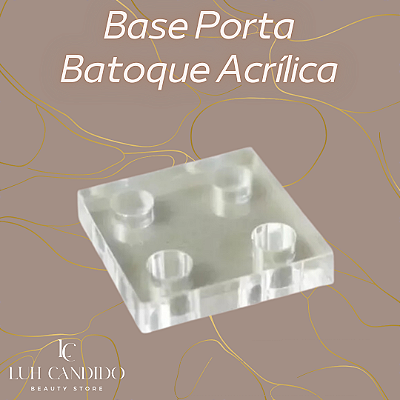 PORTA BATOQUES ACRÍLICO