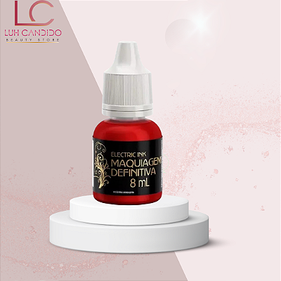 PIGMENTO ELECTRIC INK 8ML - ORGÂNICO - VERMELHO VIVO