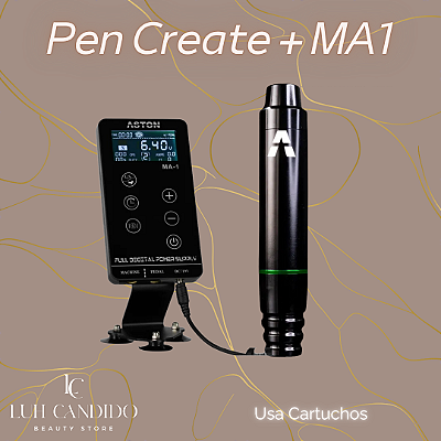 KIT ASTON PEN CREATE + FONTE ASTON MA1