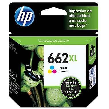 Cartucho de Tinta Original HP 662XL Color CZ106AB, uso nas Multifuncional HP Deskjet Ink Advantage 2516 / 3516 e-All-in-One /3546 / 2546 / 1516 / 4646 / 2646. Rendimento até 300 páginas. Cartucho Original com excelente qualidade.
