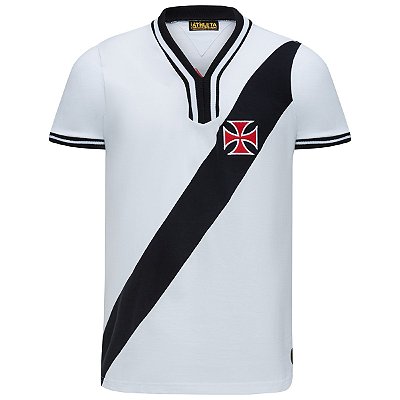 Camisa Vasco anos 1970 Branca - Retro Original Athleta