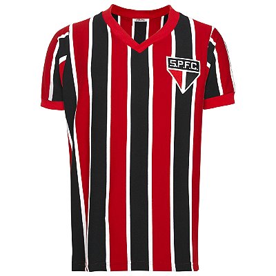 Camisa do São Paulo de 1977 a 1980 Listrada- Retro Ofical Athleta