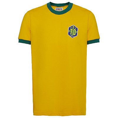 Camisa Retro Athleta da Seleção brasileira de 1970