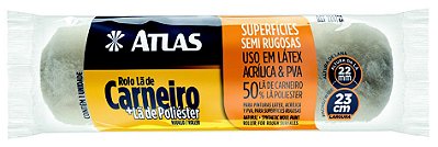 Rolo de lã mista 23cm - Mod. 228/22 - Atlas