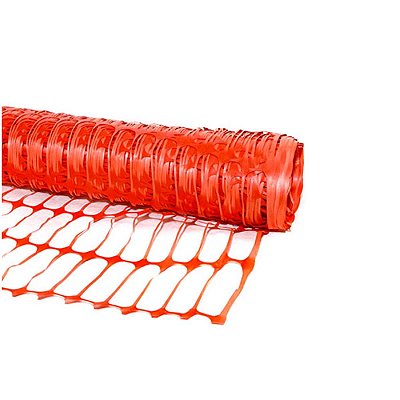 Tela Tapume Extrusada Laranja  1,20 X 50MT