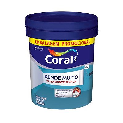 Tinta Acrílica Rende Muito Branco Balde 20l- Coral